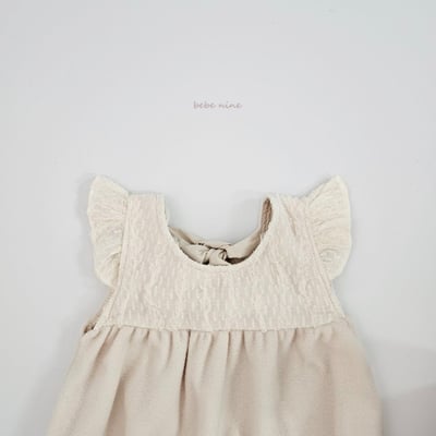 bebe nine09 (65cm-75cm) 3色飛袖緞帶連身衣13