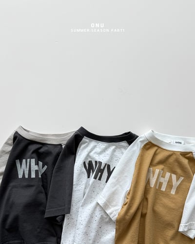 onu09｜(70cm-115cm) 英字印花七分袖上衣3