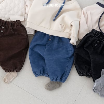 Bebe holic33｜(3m-18m) 細線縮口褲8