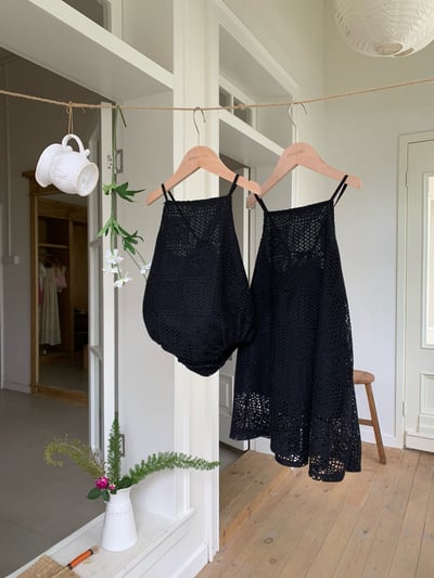 JE08｜(66-120cm-mom) 鈎花挖背包屁衣/洋裝5