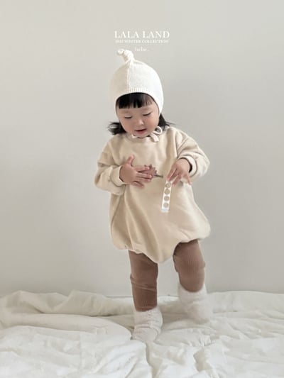 lala land13｜(60cm-83cm) 3色小恐龍內刷毛包屁衣4