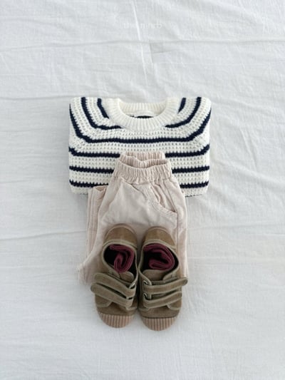 MiniRobe37｜(70-110) 條紋針織上衣14