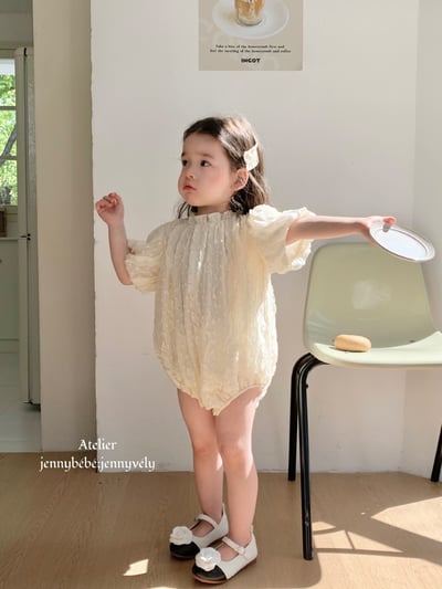 JE17｜(66-120cm) 浪漫抓皺包屁衣/洋裝16