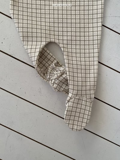 Bebe holic62｜(3m-18m) 細格紋褲襪4