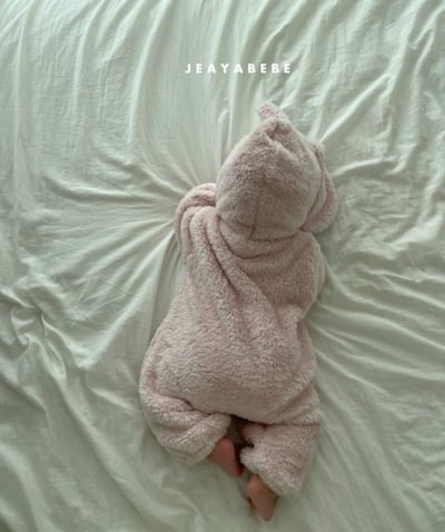 JEAYA01｜(3m-12m) 2色暖暖小飛象刷毛連身衣4