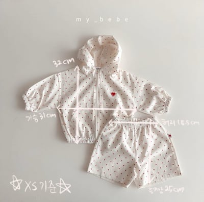 my_bebe21｜(80-120cm) 拉鍊連帽外套褲子套裝11