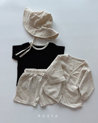 AOSTA43｜(6m-5y) 4款夏季羅紋短袖上衣10