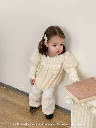 JE 421｜(66-90cm)  玫瑰蕾絲包屁衣17