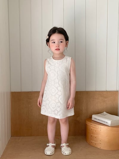 JE46｜(80-120cm) 蕾絲花連身褲3