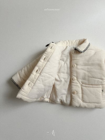 Atomeme35｜(70cm-110cm) 滾邊夾層棉厚外套9