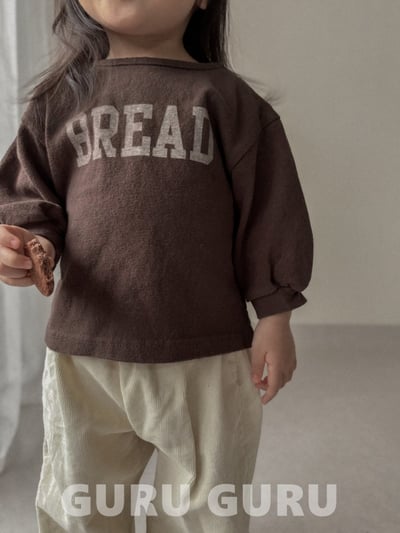 GURU GURU10｜(6m-24m) 4色英字休閒上衣6