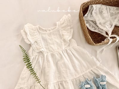 Valubebe 13｜(65-90cm) 荷葉褶邊連身裙8