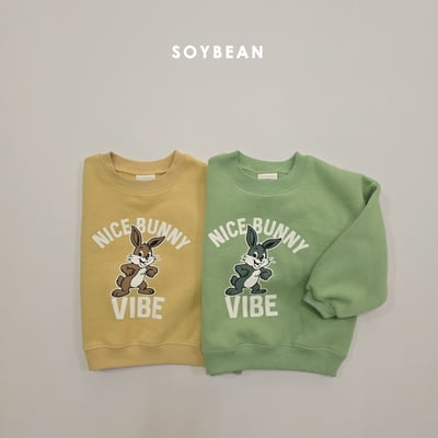 Soybean27｜(75cm-118cm) 小兔印花休閒上衣5