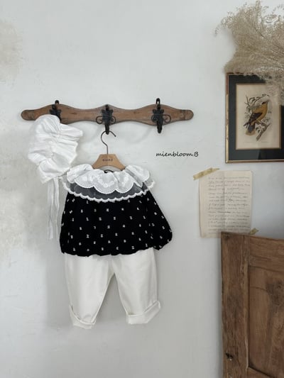 Bloom.b51｜(0m-7y) 蕾絲領印花上衣15