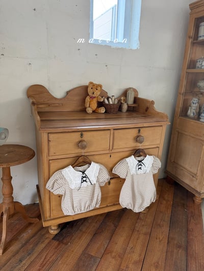 Marron19｜(1y-6y) 蕾絲蘋果襯衫11