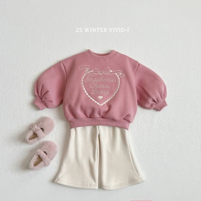 vivid100｜(78cm-125cm) 公主刺繡喇叭套裝10