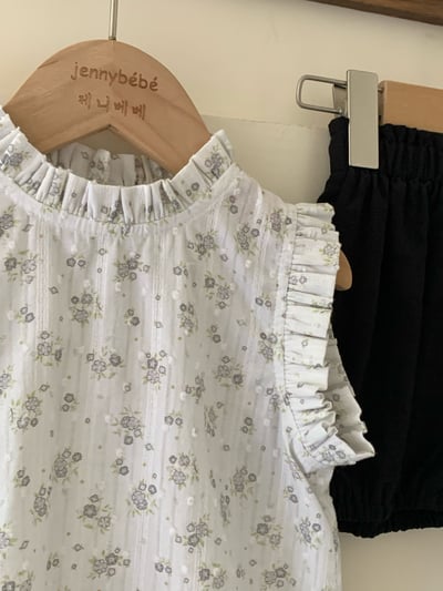 JE34｜(73-100cm) 碎花背心套裝24