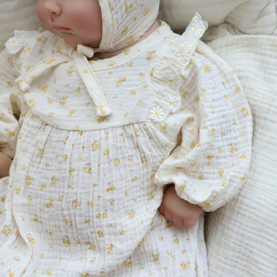 LEMONADE05｜(55cm-85cm) 2色滿版櫻桃/碎花包屁衣含帽子6