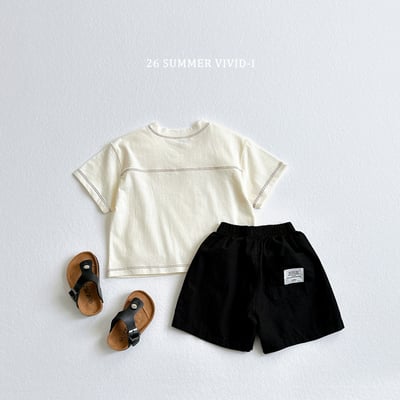 vivid64｜(78cm-125cm) 4款樸素切口縫線上衣19