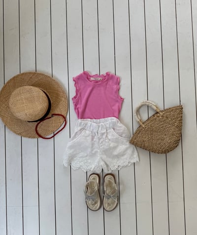 LePetitmot18｜(80-125cm) 木耳邊無袖上衣3