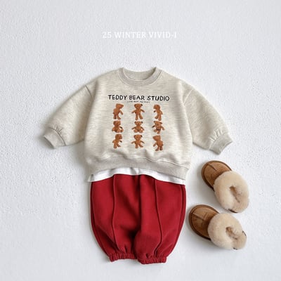 vivid41｜(78cm-125cm) 薑餅人印花休閒上衣5