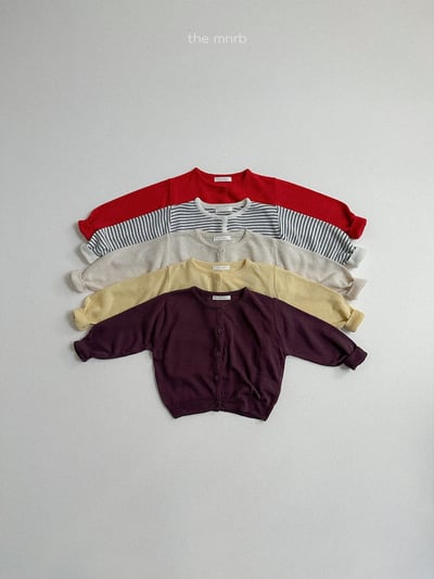 MiniRobe24｜(70-110) 針織開襟外套6