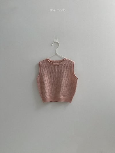 MiniRobe33｜(70-110) 鏤空針織背心4