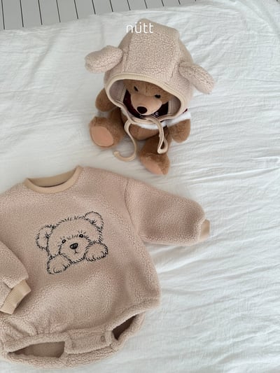 Nutt06｜(3m-16m) 小熊刷毛含小熊帽19