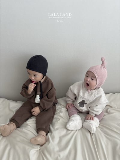 lala land20｜(60cm-83cm) 3色印花刷毛束口褲17