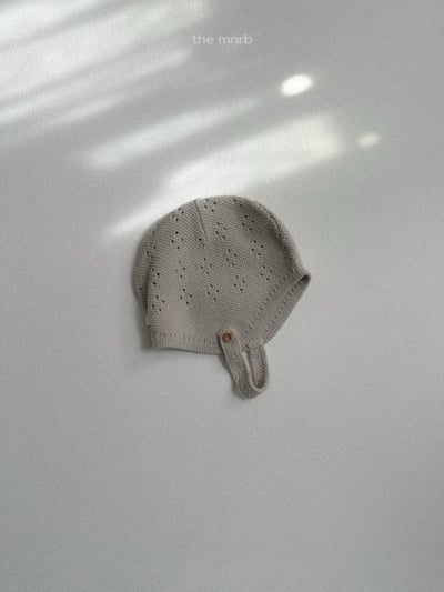 MiniRobe05｜(free) 素面針織鈕扣帽6