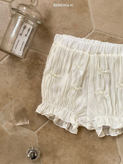 Bebe holic12｜(3m-18m) 蝴蝶結鬆緊褲13