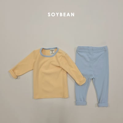 Soybean57｜(75cm-118cm) 撞色內刷毛套裝16