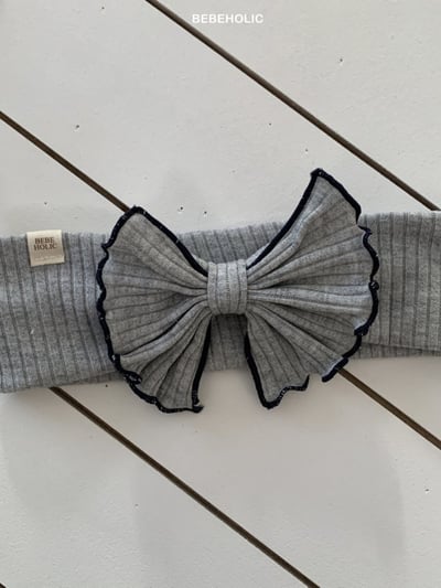 Bebe holic05｜(3m-18m) 滾邊蝴蝶結髮帶6