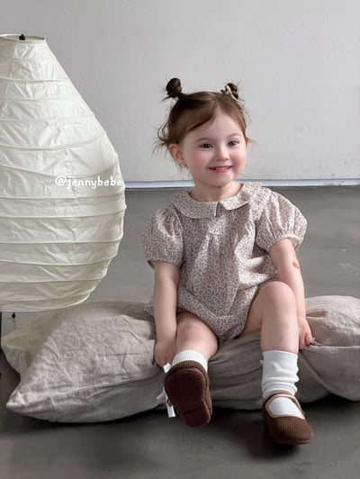 JE695｜(66-90cm) 田園碎花包屁衣9