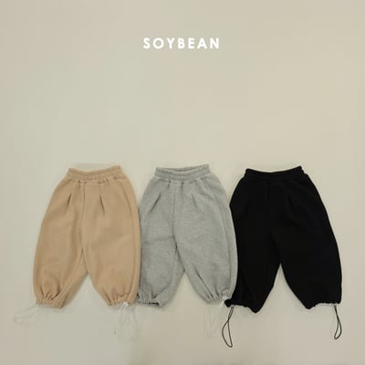 Soybean83｜(75cm-118cm) 褶皺抽繩長褲12