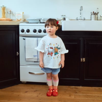 1st blue25｜(~93-118cm) HELLO KITTY芭蕾印花上衣6