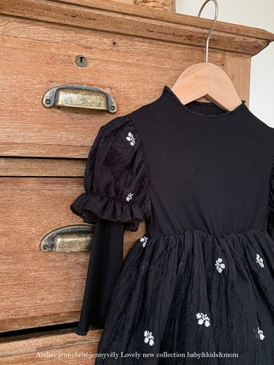 JE573｜(66-90cm) 赫本風公主袖包屁衣25