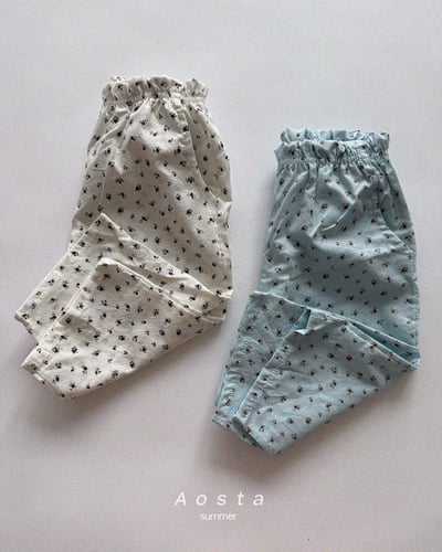 AOSTA37｜(6m-5y) 2款甜美小碎花長褲3