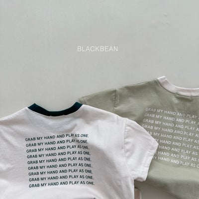 BEAN32｜(84-120cm)  領口拼色上衣3