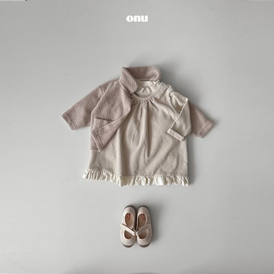 onu 23｜(70cm-115cm) 荷葉邊背心洋裝6