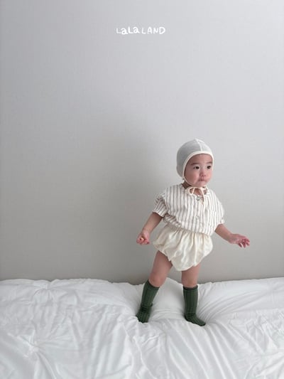 lala land16｜(3m-18m) 2色素面迷你燈籠褲8