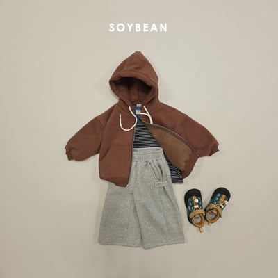 Soybean37｜(75cm-118cm) 刷毛連帽外套9