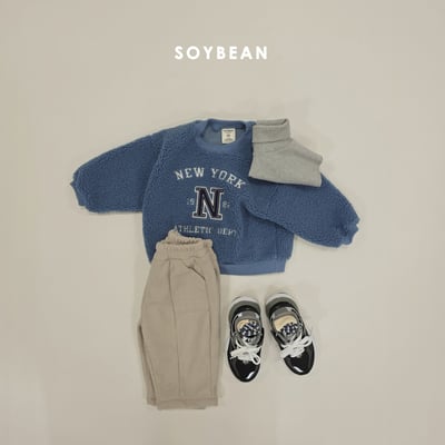 Soybean36｜(75cm-118cm) 英字刷毛上衣14