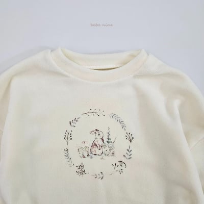 bebe nine15 (65cm-75cm) 2色蕾絲緞帶小兔連身衣17