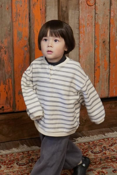 onu 33｜(70cm-115cm) 排釦條紋休閒上衣15