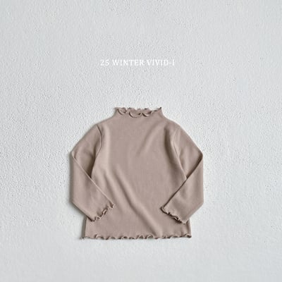 vivid74｜(78cm-125cm) 棉質捲邊上衣6