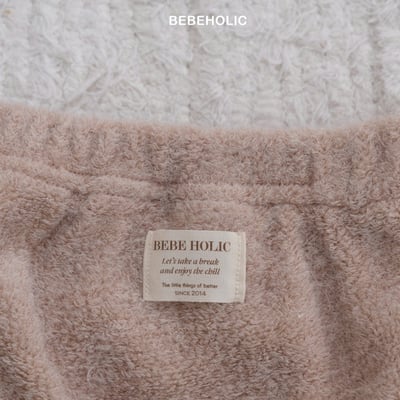 Bebe holic26｜(3m-18m) 刷毛抽繩燈籠褲3