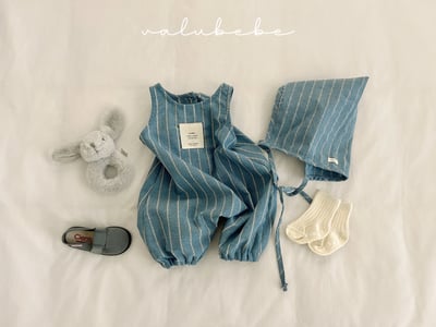 Valubebe 40｜(65-80cm) 鈕釦線條連身褲8