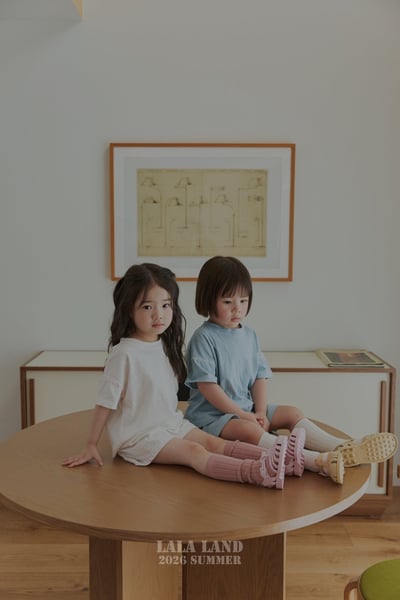 lala land61｜(75-120cm) 2色縫線棉質短褲4