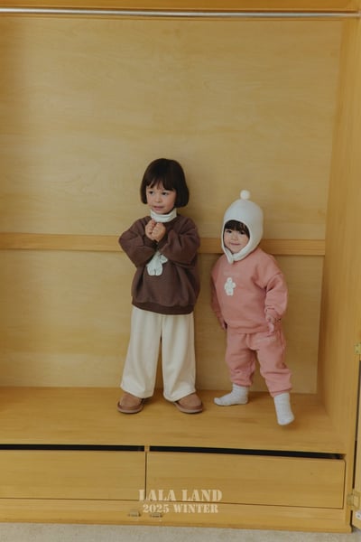 lala land20｜(60cm-83cm) 3色印花刷毛束口褲11